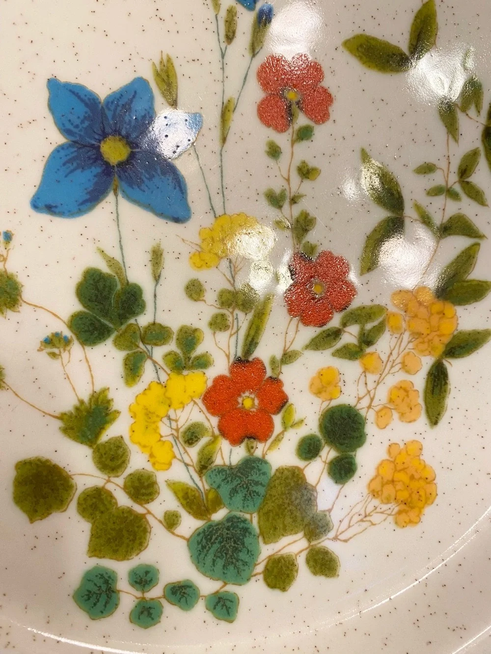 3 VTG Mikasa Country Club Fresh Cuttings Flowers Bouquet 506 Dinner Plates